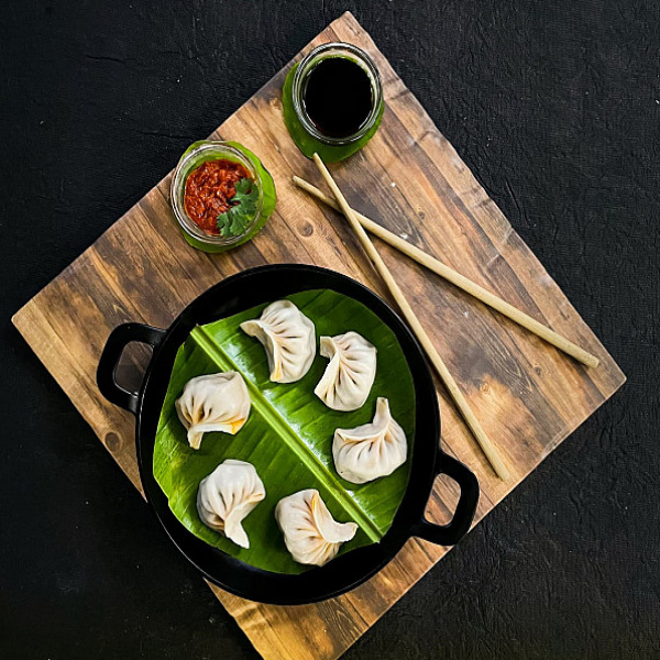 Paneer Steamed Momos (6 Nos )