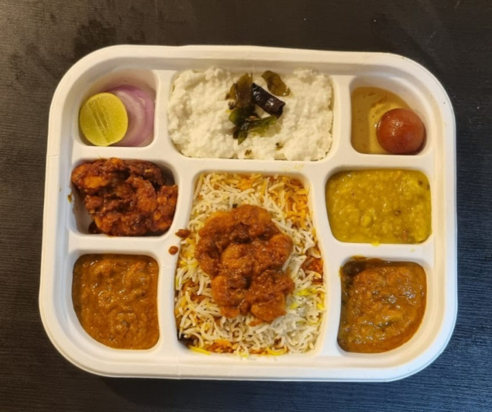 Prawn Biryani Lunch Box