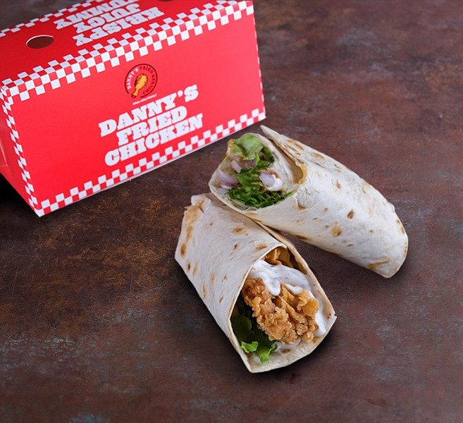 Garlic Ranch Chicken Wrap