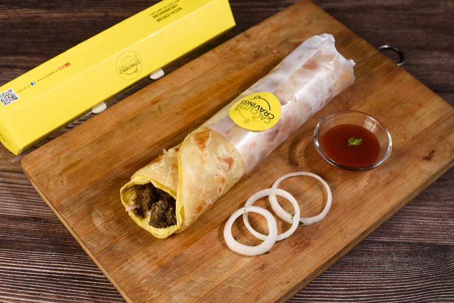 Guiltless Mutton Shaami Kebab Roll