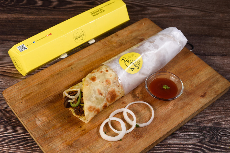 Guiltless Chicken Shaami Kebab Roll