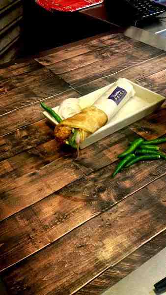 Egg Chicken Shami Kebab Roll