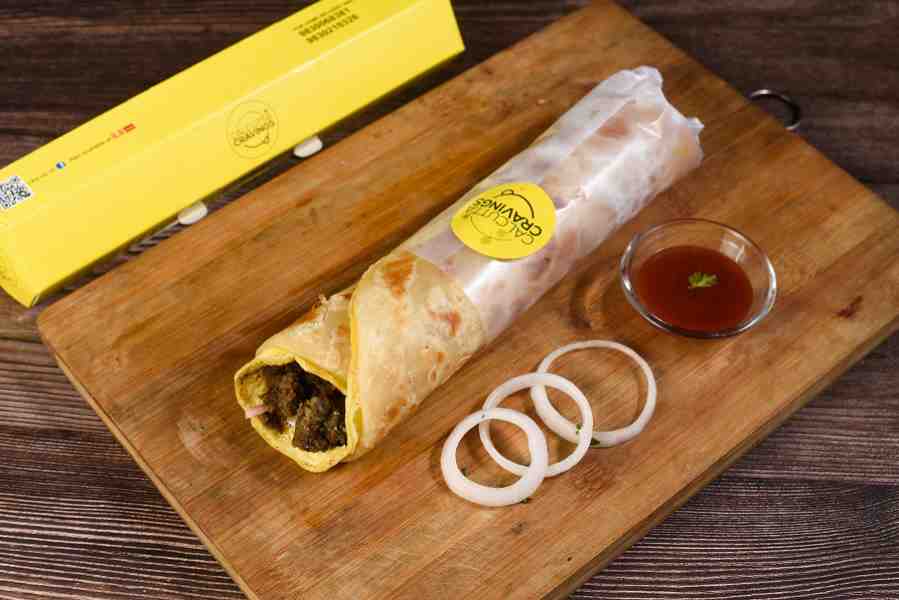 Guiltless Double Mutton Shaami Kebab Roll