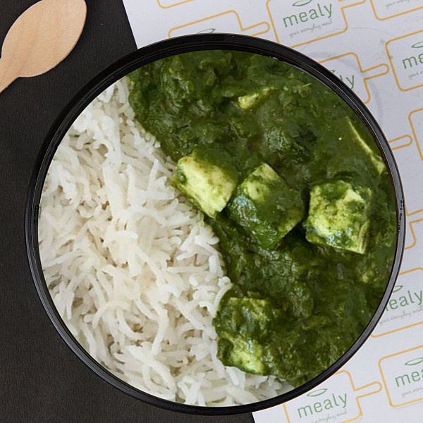 Palak Paneer Rice Bowl