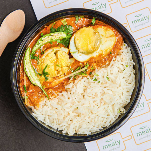 Egg Curry Rice Bowl