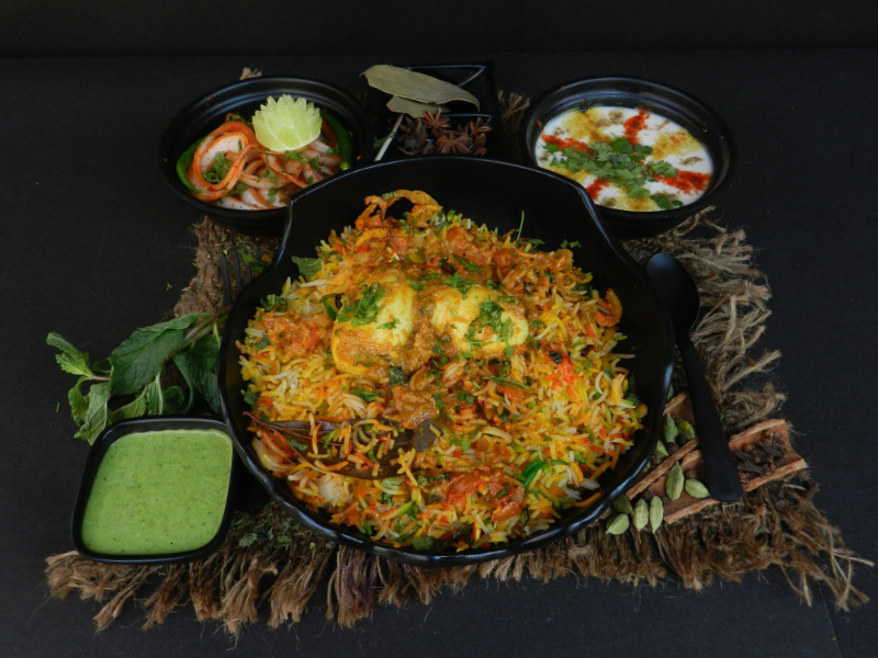 Egg Lucknowi Biryani