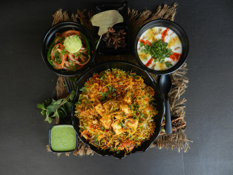 Paneer Hyderabadi Biryani