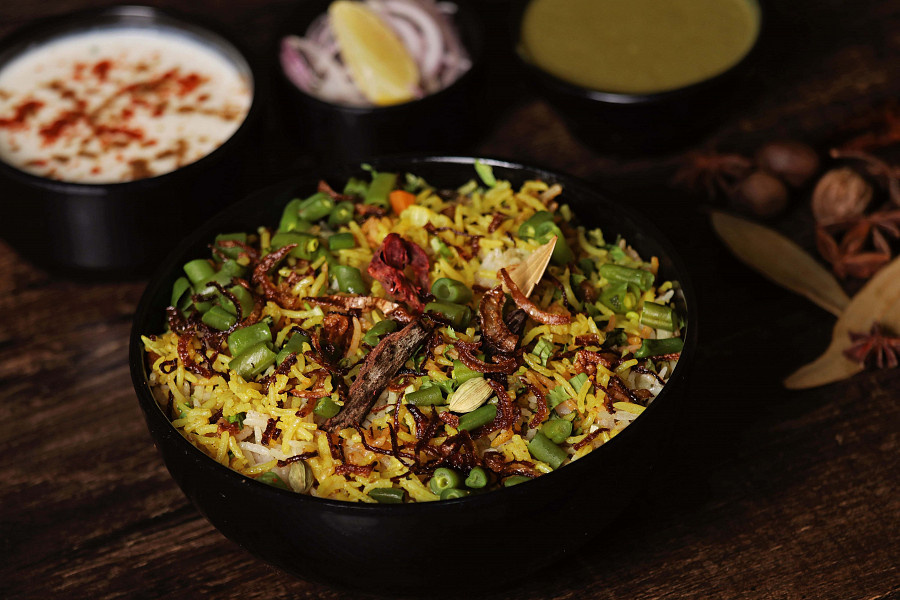 Veg Hyderabadi Biryani