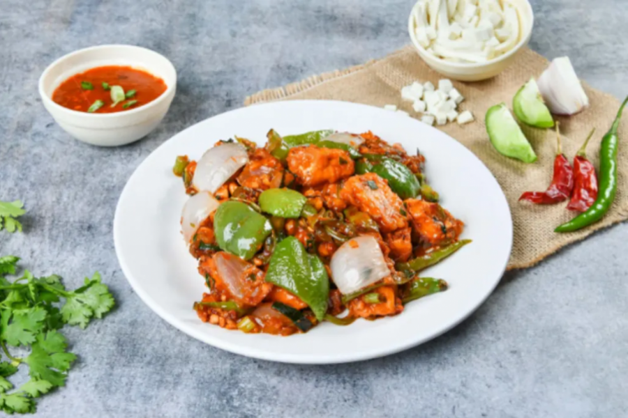 Chilli Paneer (Dry)