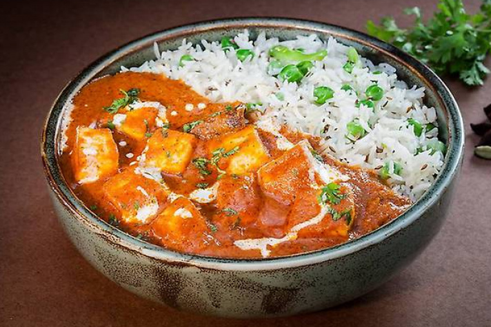 Paneer Butter Masala With Rice