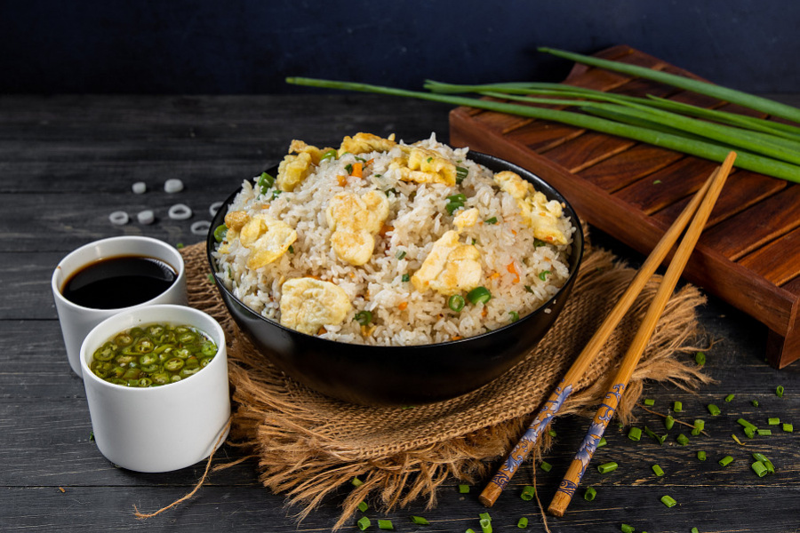 Egg Burnt Garlic Fried Rice