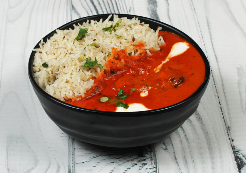 Butter Chicken With Rice