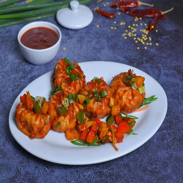 Veg. Achari Momos