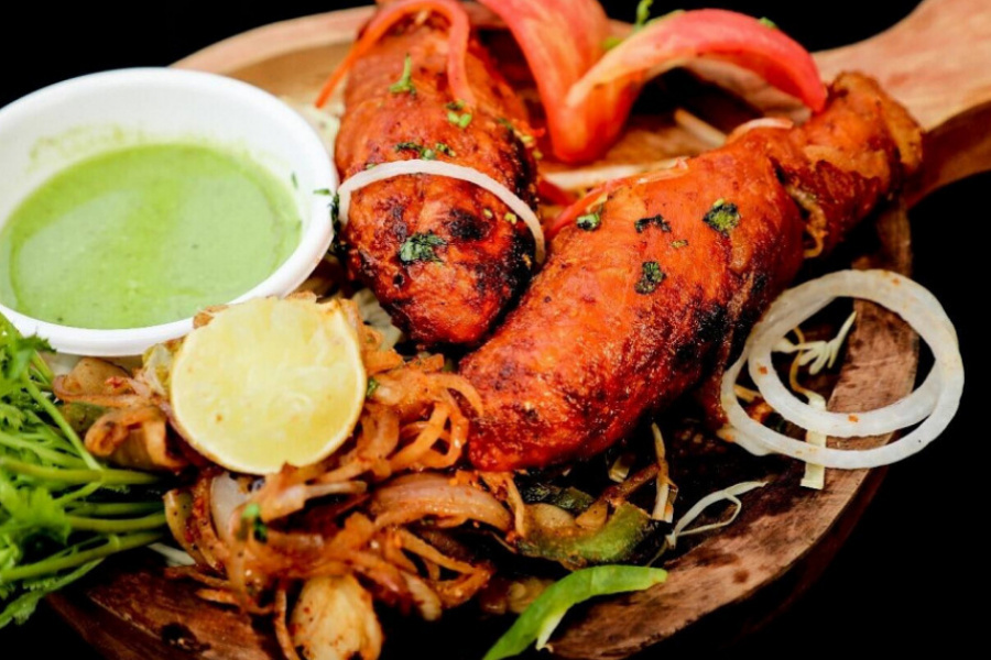 Stuffed Soya Chaap Masala