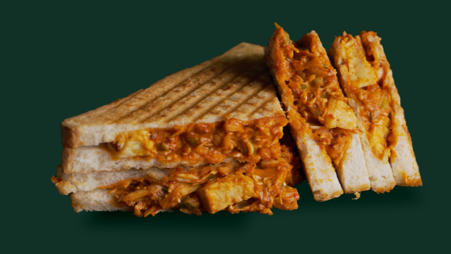 Paneer Cheese Tikka Sandwich