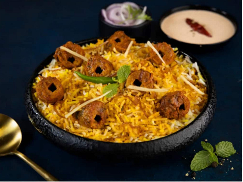 Chicken Seekh Kebab Biryani [500 Ml Mini]