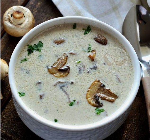 Veg Cream Or Mushroom Soup