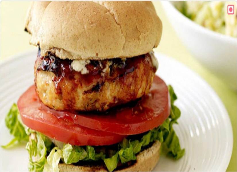 Chicken Chilli Lava Burger