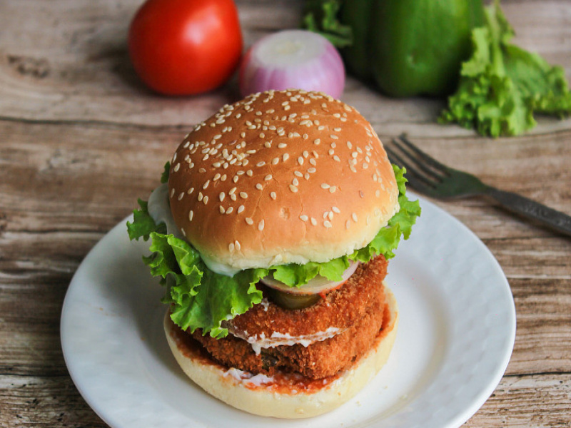 Double Smoked House Chicken Burger