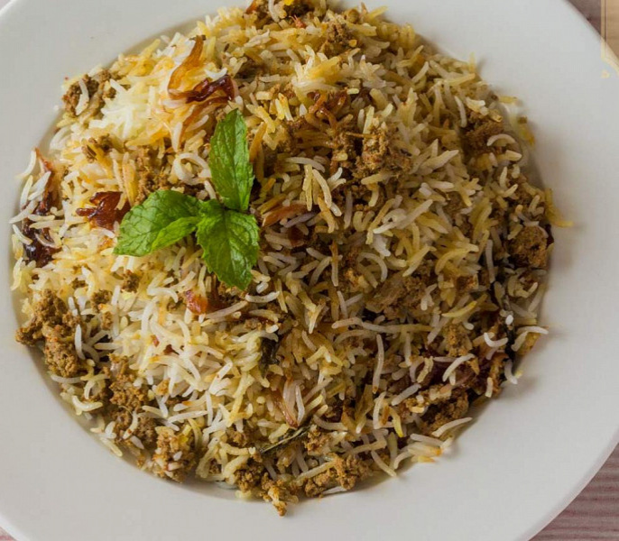 Mutton Keema Biryani