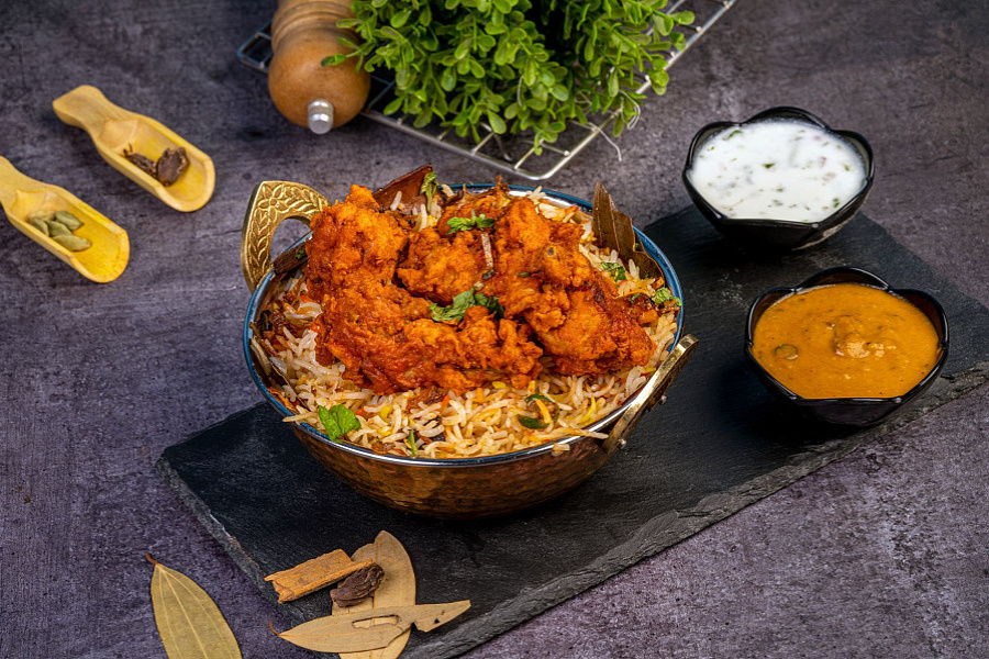 Chicken Kebab Biryani