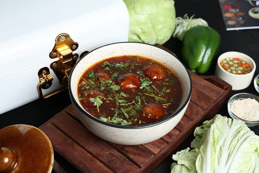 Veg Manchurian (Gravy)