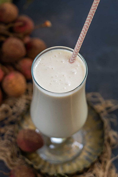 Litchi Milk Shake