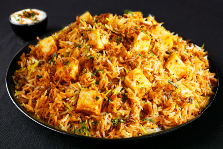 Basmati Rice Paneer Biryani