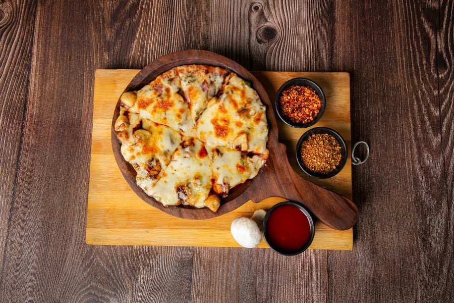 Bbq Mushroom Pizza