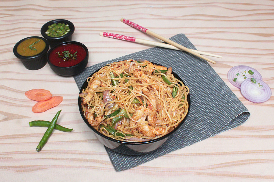 Chicken Chilli Garlic Noodles