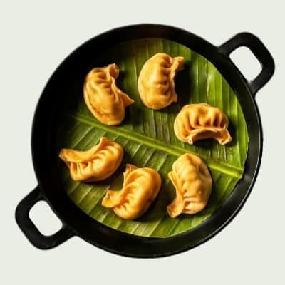 Cheesy Chicken Steamed Momo