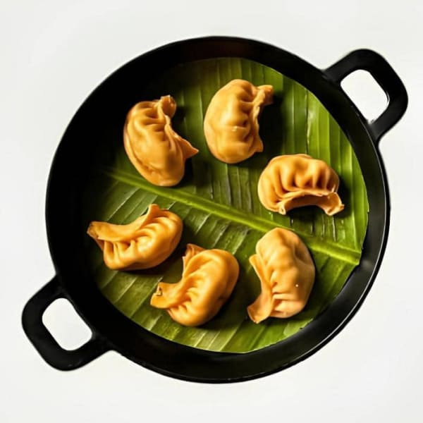 Corn And Cheese Steamed Momo