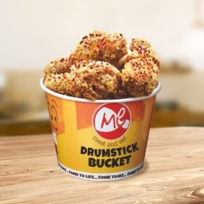 Drumstick Bucket ( Indian Fiery ) - 6 Pcs
