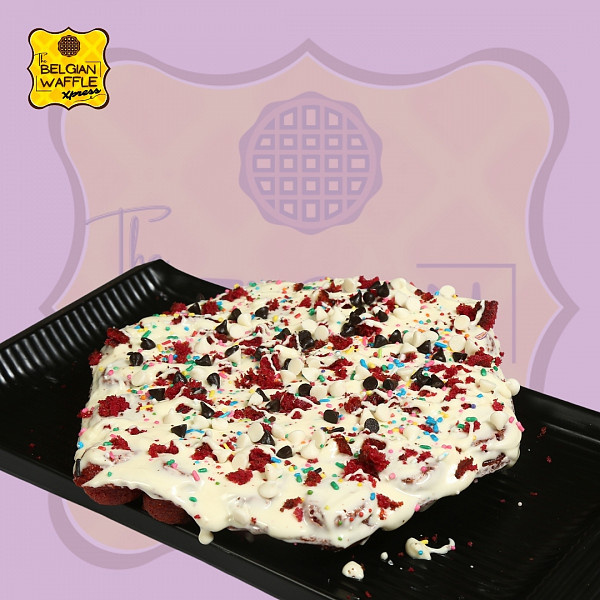 Red Velvet Bubble Waffle